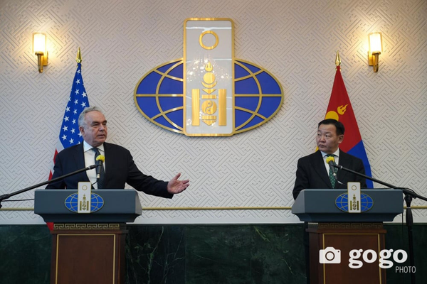 US Deputy Secretary of State Dr. Kurt M. Campbell is visiting Mongolia