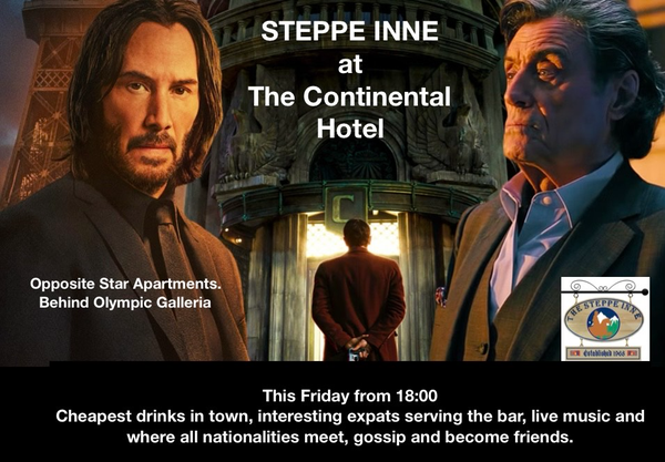 Steppe Inne reopens at the Continental Hotel today