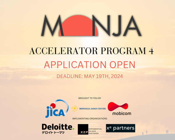 MonJa Accelerator Program Launches Its 4th Cohort Application